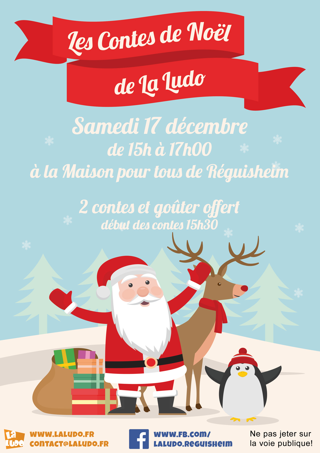 Contes de Noël à La Ludo Actualité Ludothèque de Réguisheim